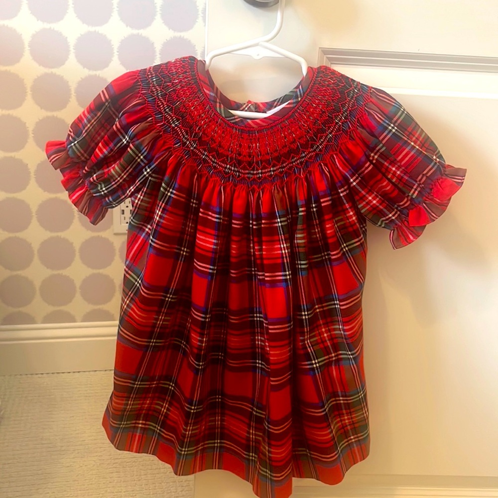Plaid pants set